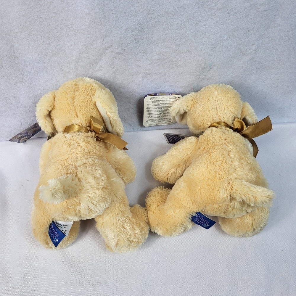 Russ Shining Stars Plush Dog Lot 2 With Tags International Star Registry - Picture 4 of 10